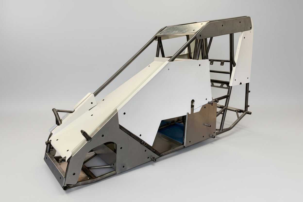 Speedcar Chassis & Fiberglass Body panel Kit